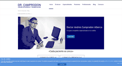 Desktop Screenshot of doctorcamprodon.com
