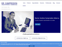 Tablet Screenshot of doctorcamprodon.com